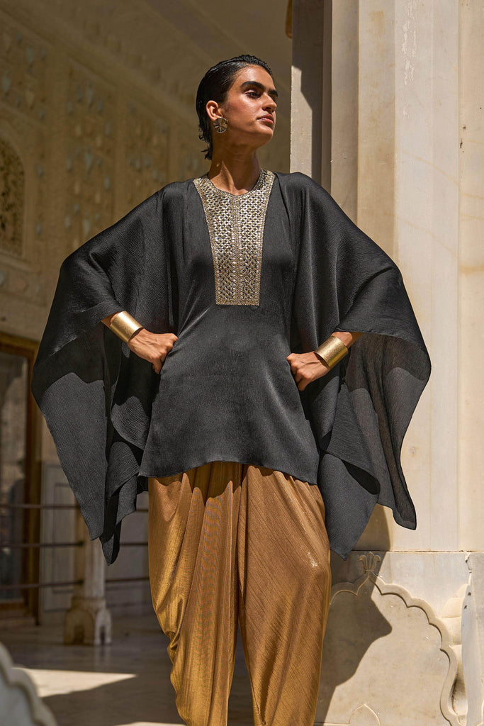 GOTA EMBROIDERED KAFTAN TOP - dash and dot dash and dot