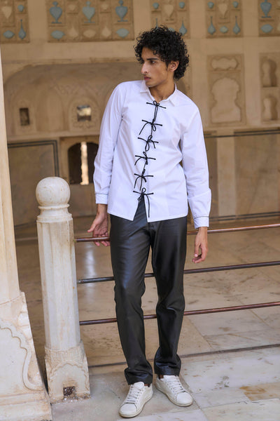 KNOT BUTTON SHIRT - dash and dot