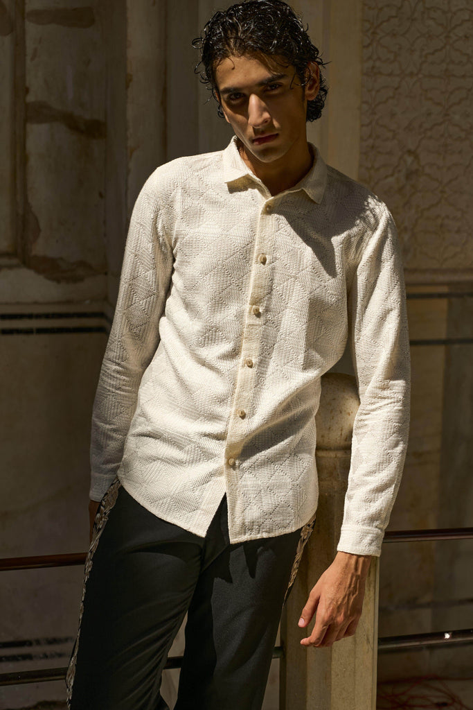 EMBROIDERED SHIRT - dash and dot dash and dot