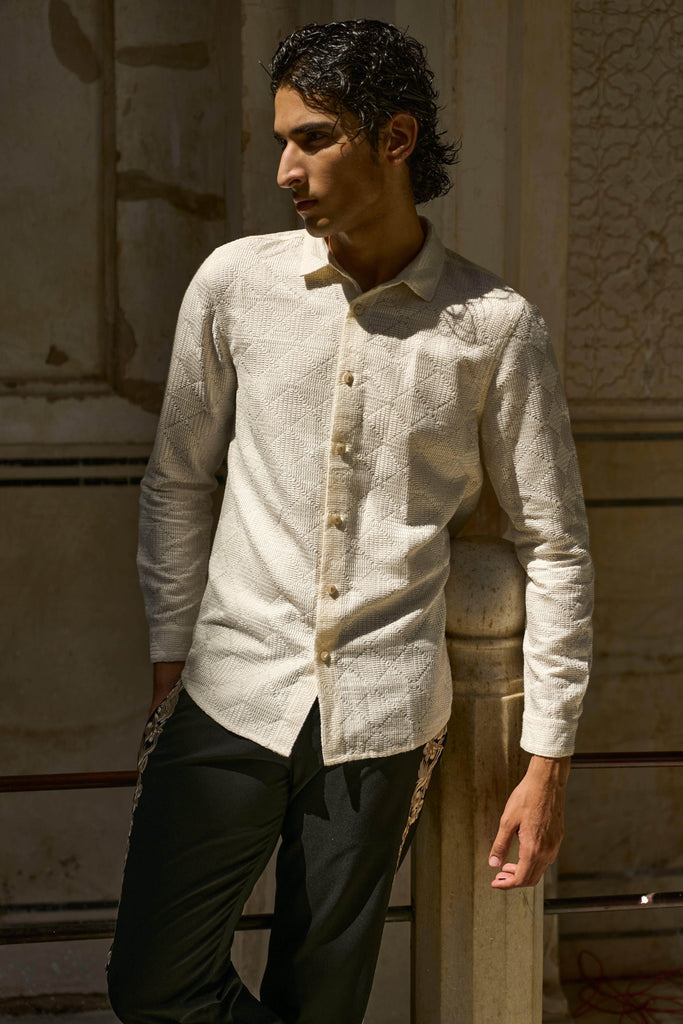 EMBROIDERED SHIRT - dash and dot dash and dot