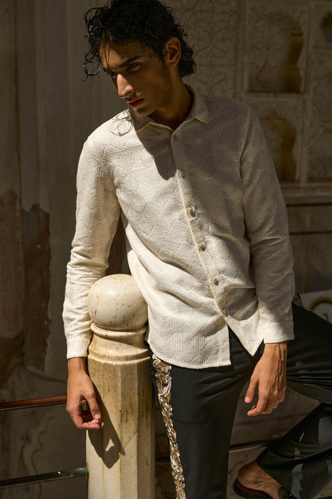 EMBROIDERED SHIRT - dash and dot dash and dot