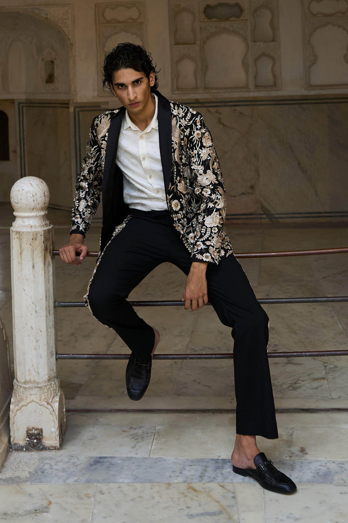 EMBROIDERED JACKET, SHIRT AND PANT - dash and dot dash and dot