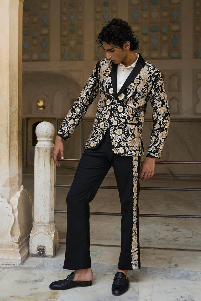 EMBROIDERED JACKET, SHIRT AND PANT - dash and dot dash and dot