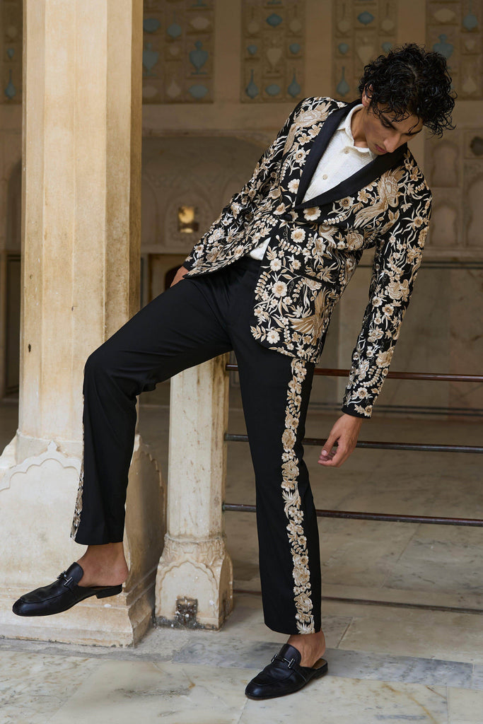 SIDE EMBROIDERED PANT - dash and dot dash and dot