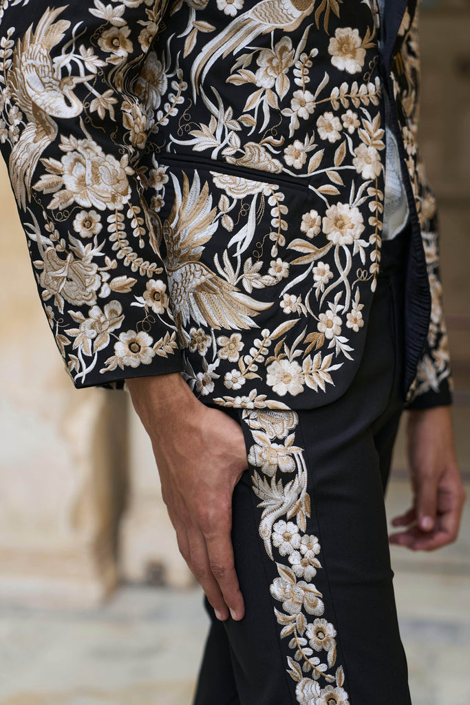 EMBROIDERED JACKET, SHIRT AND PANT - dash and dot dash and dot