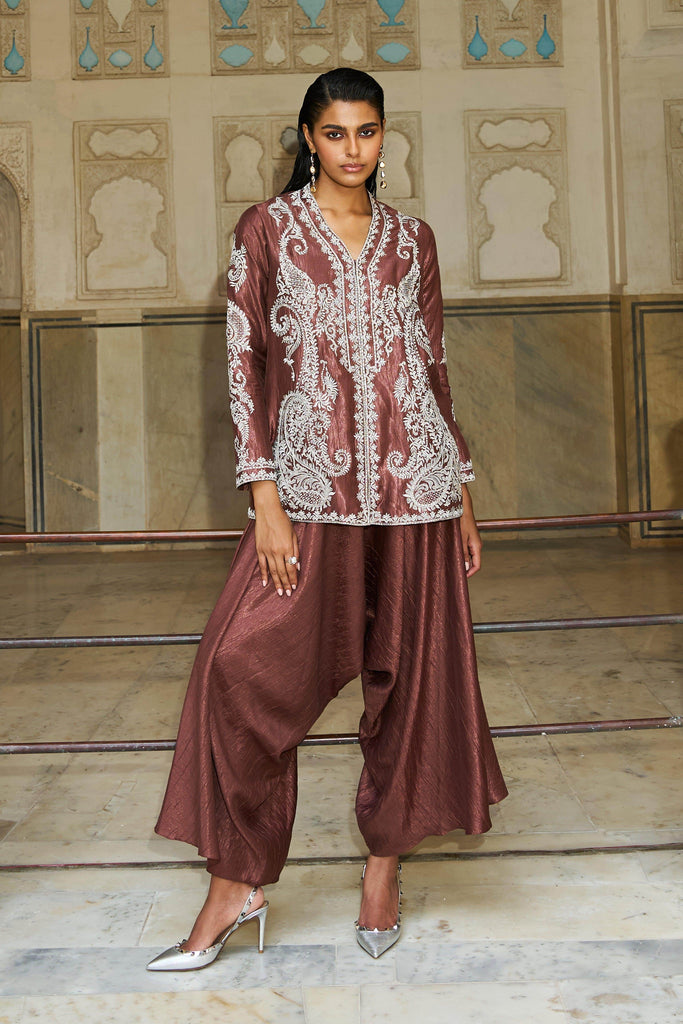 SILVER SIENNA EMBROIDERED TOP - dash and dot dash and dot