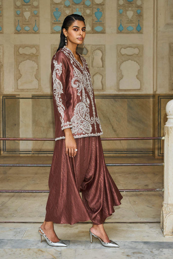 SILVER SIENNA EMBROIDERED TOP - dash and dot dash and dot