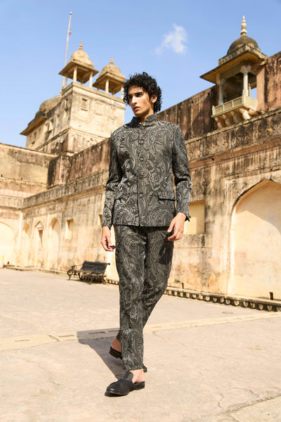 PAISLEY STRAIGHT PANT - dash and dot