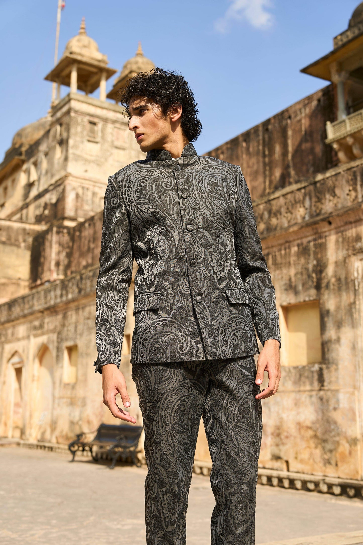 PAISLEY SUIT AND SHIRT - dash and dot