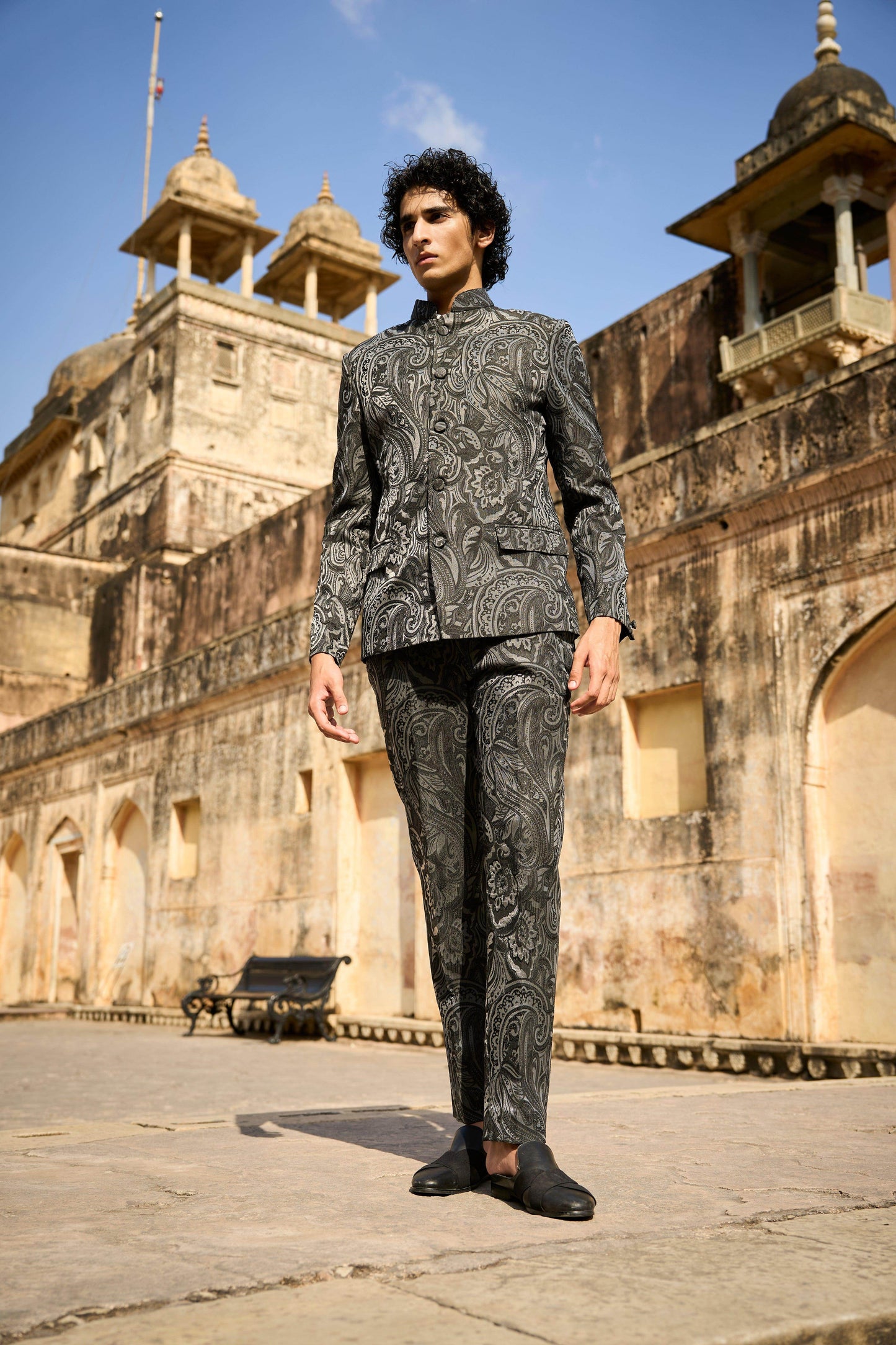 PAISLEY STRAIGHT PANT - dash and dot