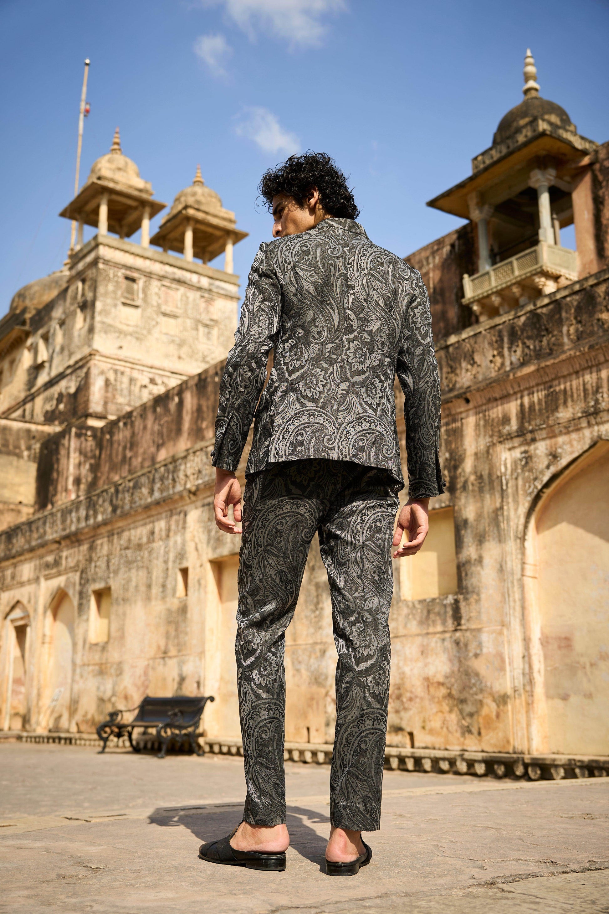 PAISLEY STRAIGHT PANT - dash and dot