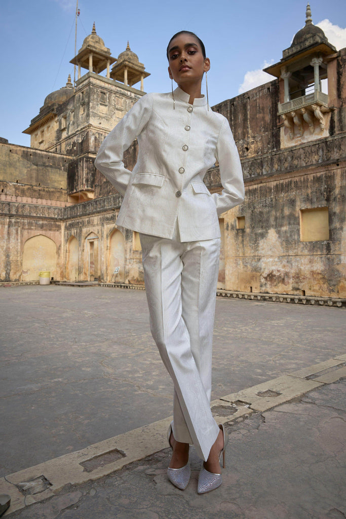 IVORY BANDGALA JACKET - dash and dot dash and dot