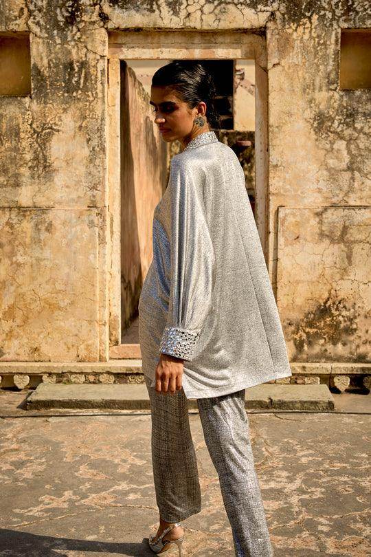 SILVER MIRROR PANT SET - dash and dot dash and dot