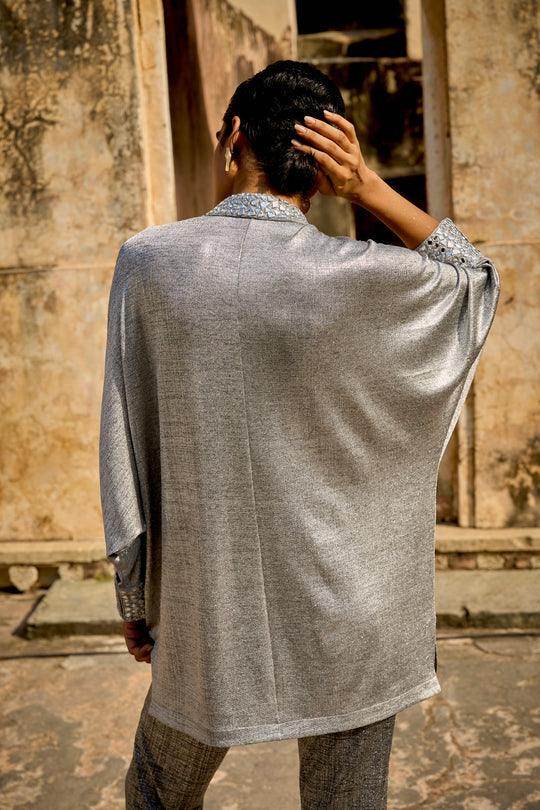 SILVER MIRROR PANT SET - dash and dot