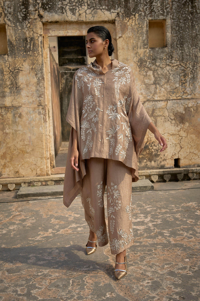 EMBROIDERED CAPE TOP - dash and dot dash and dot