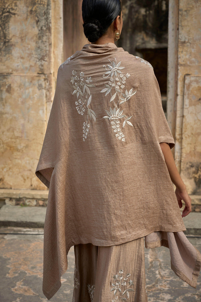 EMBROIDERED CAPE TOP - dash and dot dash and dot