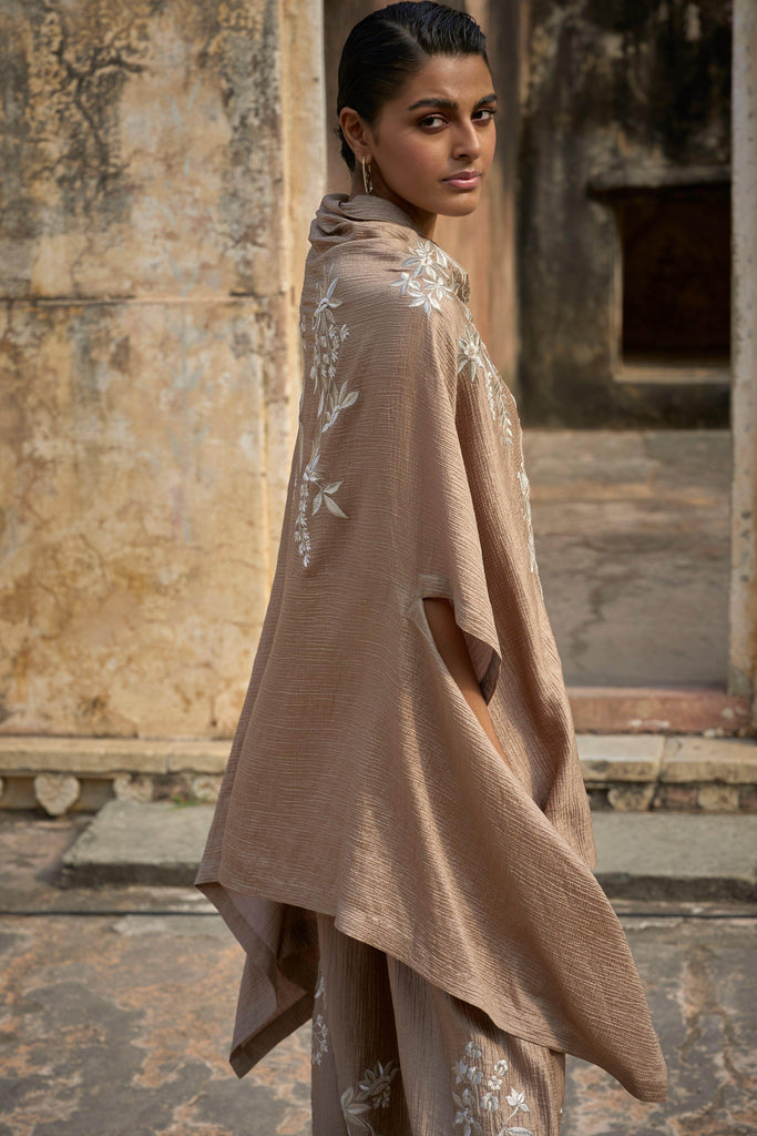 EMBROIDERED CAPE TOP - dash and dot dash and dot