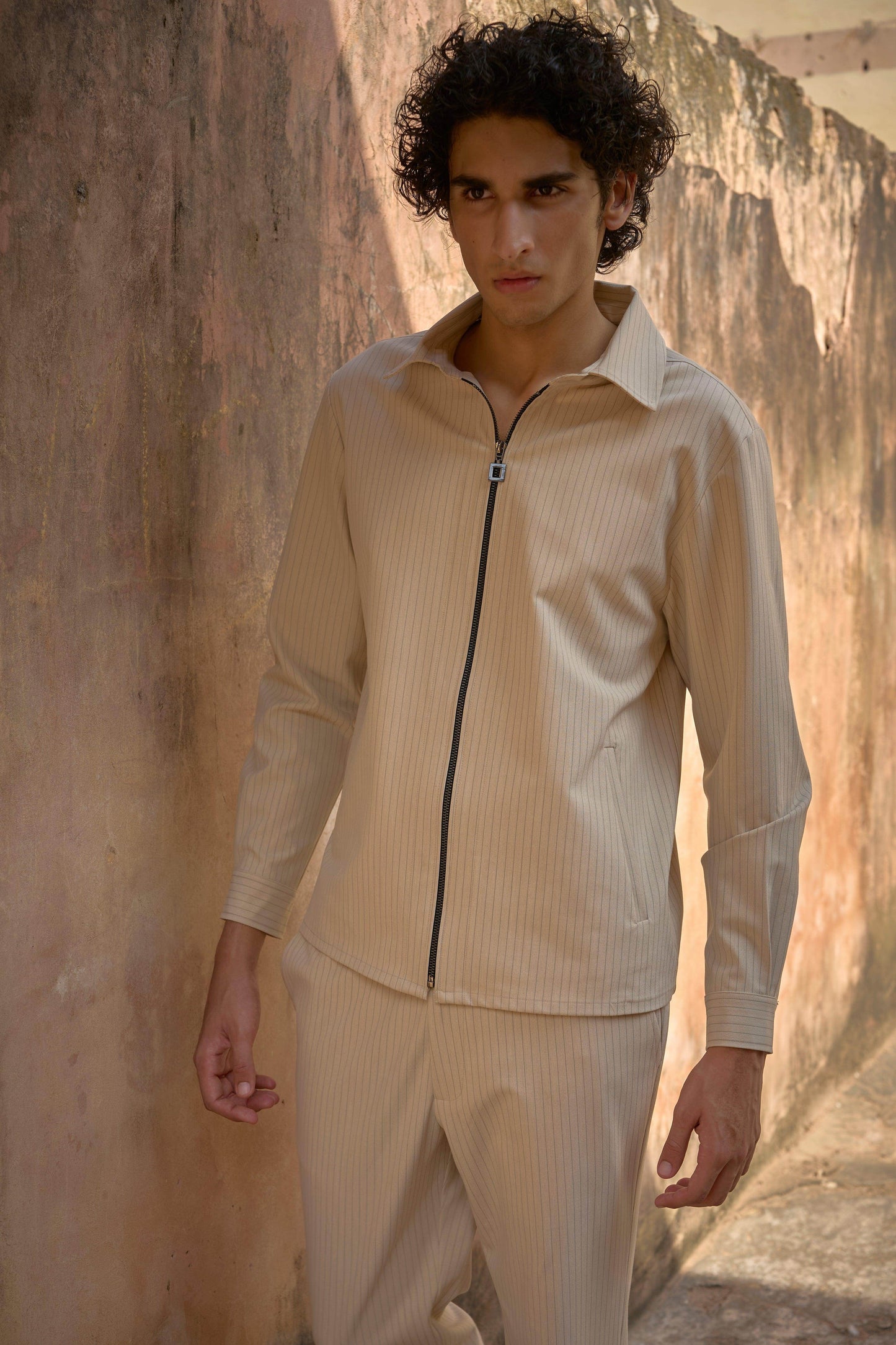 PINSTRIPE SHIRT AND PANT - dash and dot