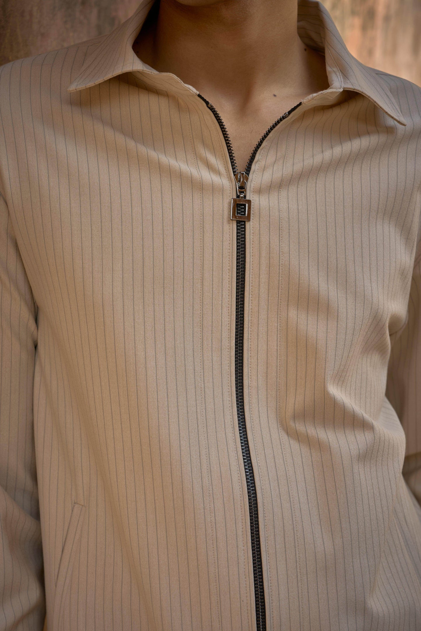 PINSTRIPE SHIRT AND PANT - dash and dot