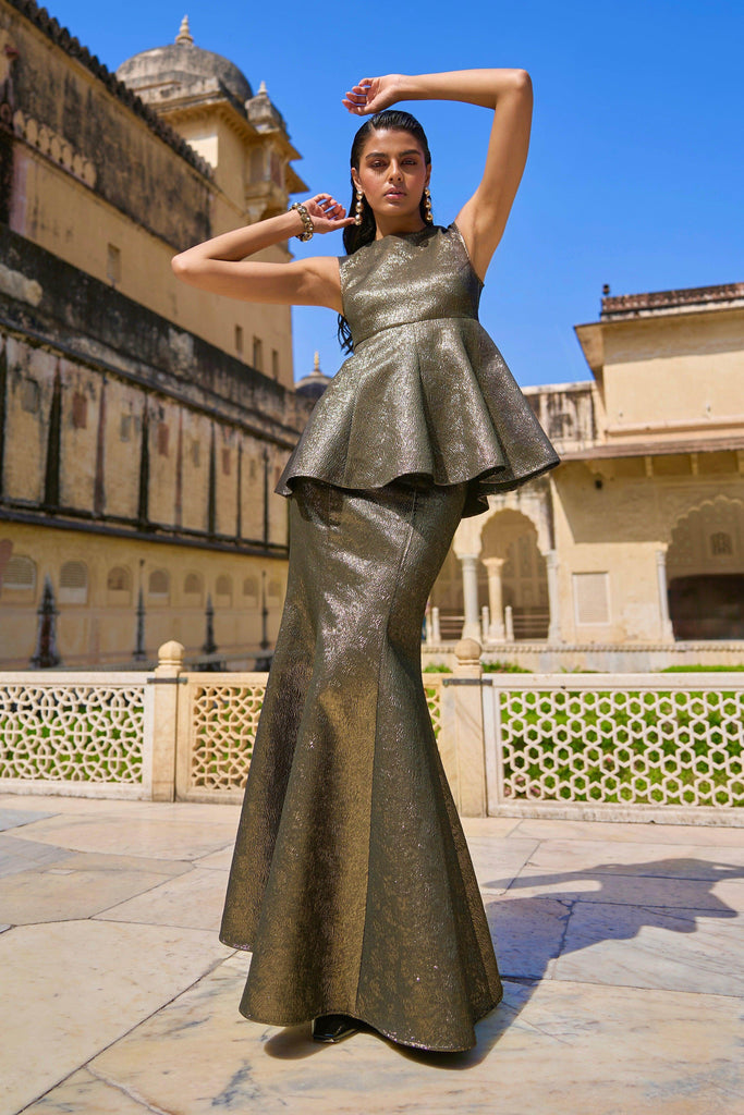 METALLIC MERMAID SKIRT - dash and dot dash and dot