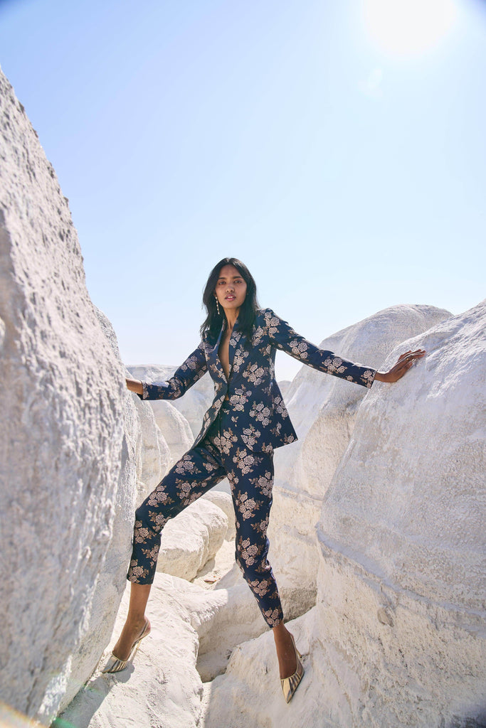 BROCADE SUIT - dash and dot dash and dot