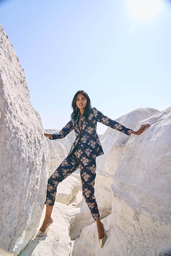 BROCADE SUIT - dash and dot dash and dot