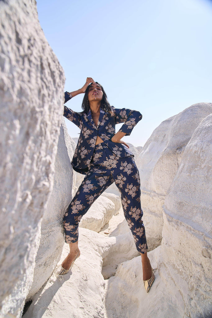 BROCADE SUIT - dash and dot dash and dot