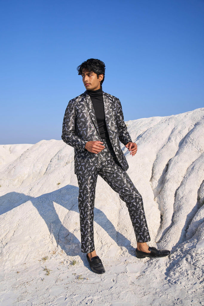 JACQUARD SUIT - dash and dot dash and dot