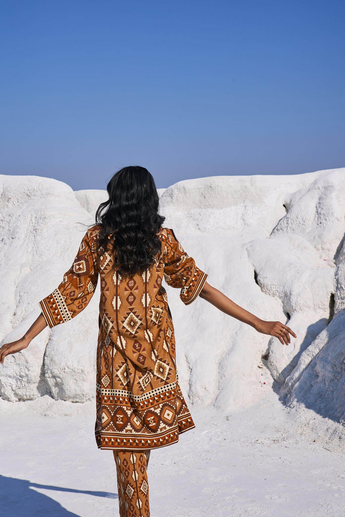 AZTEC PRINT SET - dash and dot dash and dot