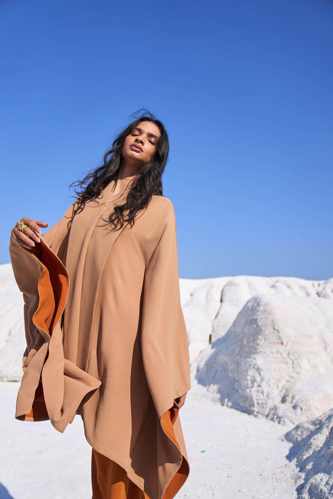 KHAKI CAPE SET - dash and dot dash and dot