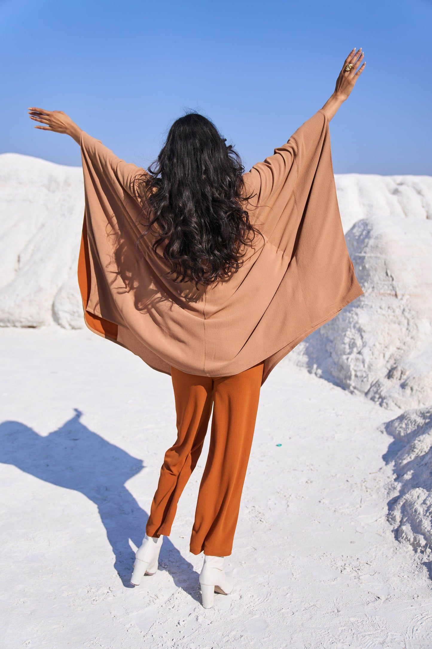 KHAKI CAPE - dash and dot