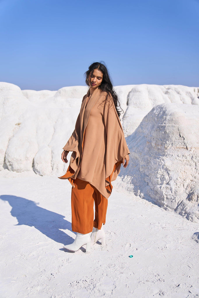 KHAKI CAPE SET - dash and dot dash and dot