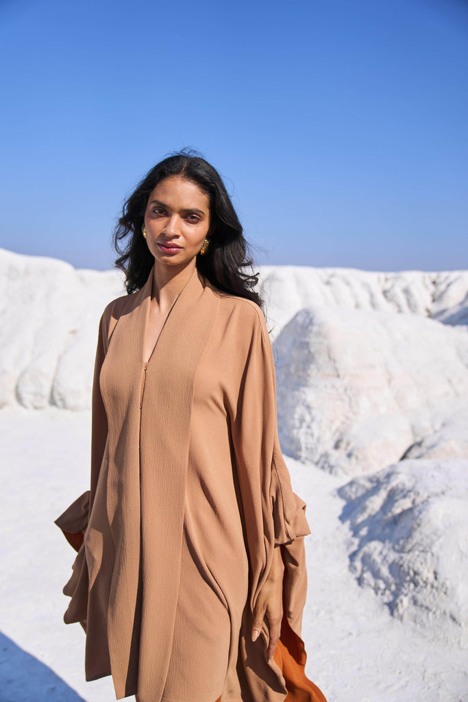 KHAKI CAPE SET - dash and dot dash and dot