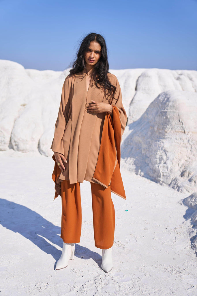 KHAKI CAPE SET - dash and dot dash and dot