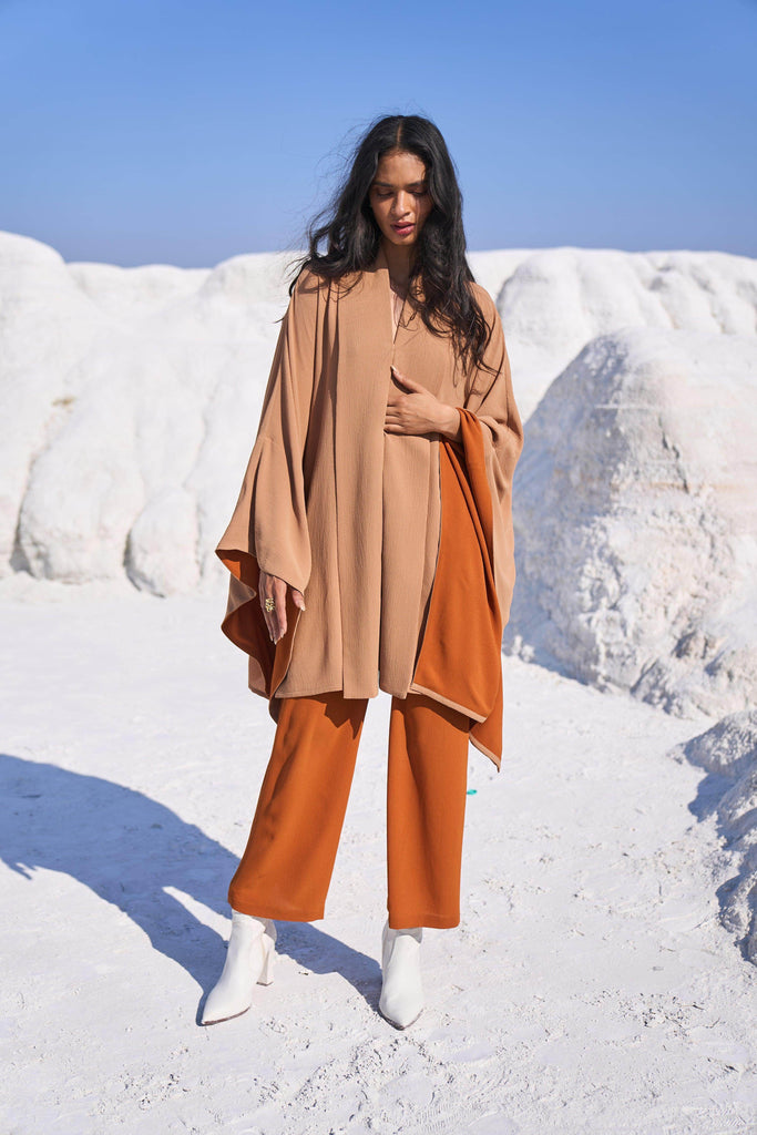 KHAKI CAPE SET - dash and dot dash and dot