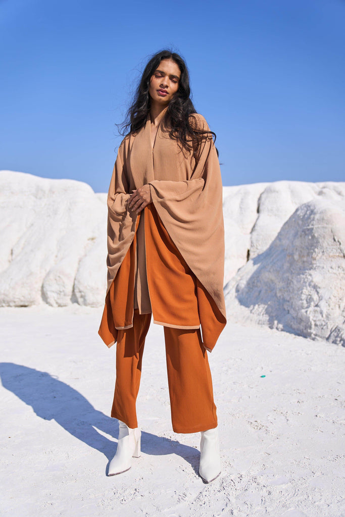 KHAKI CAPE SET - dash and dot dash and dot