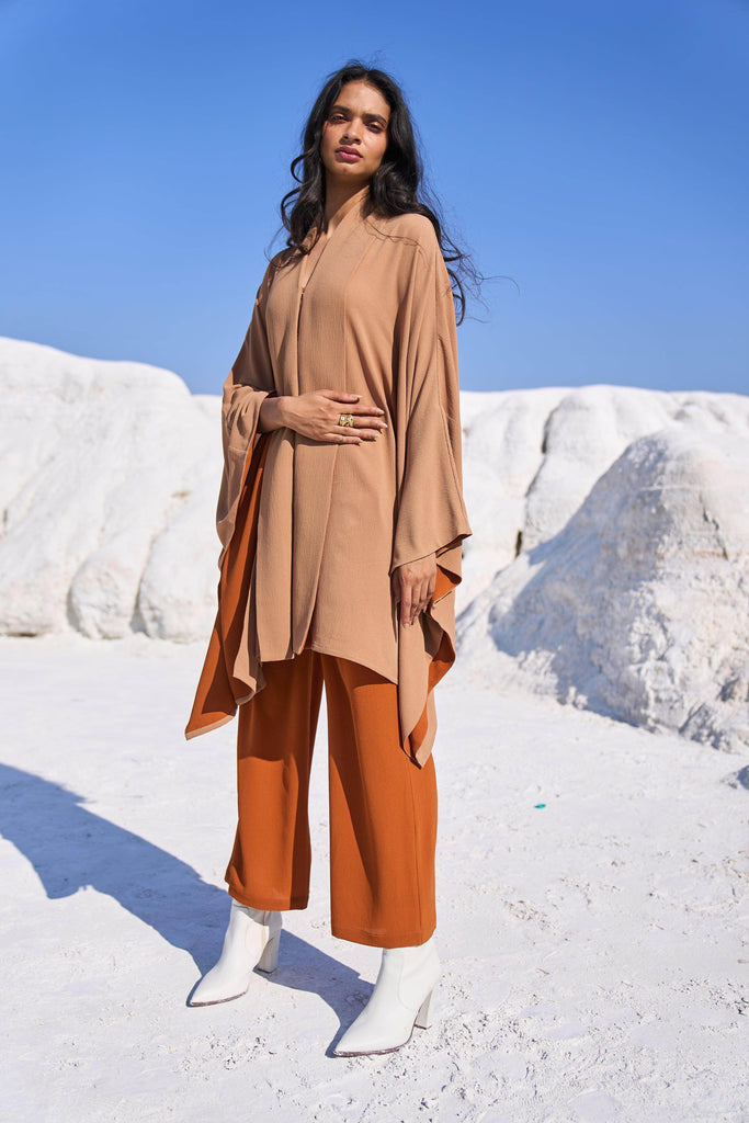 KHAKI CAPE SET - dash and dot dash and dot