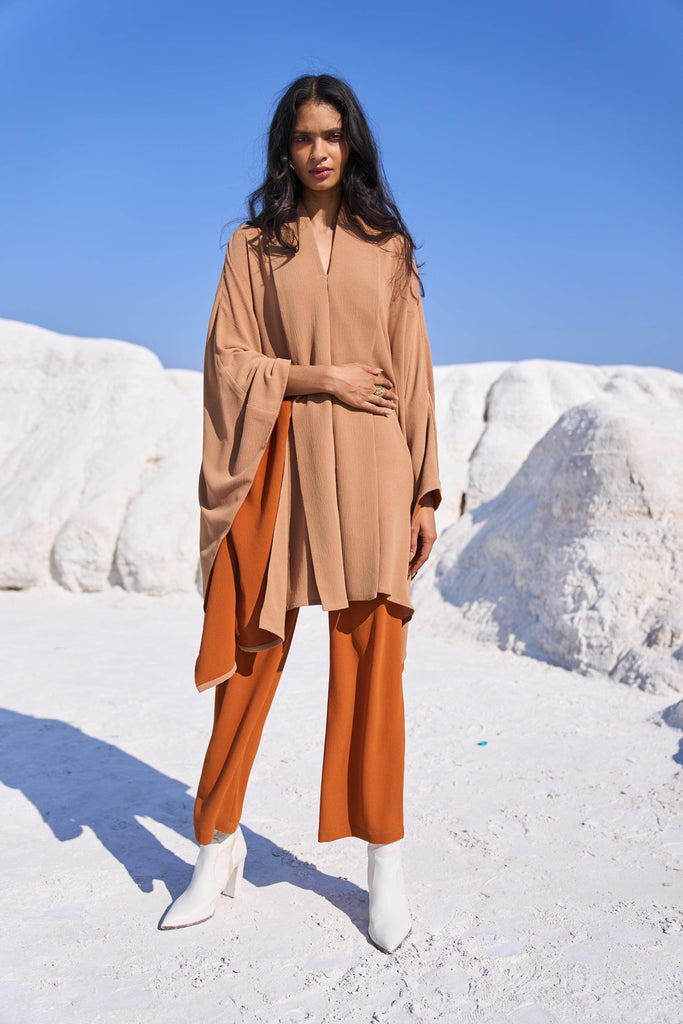 KHAKI CAPE SET - dash and dot dash and dot