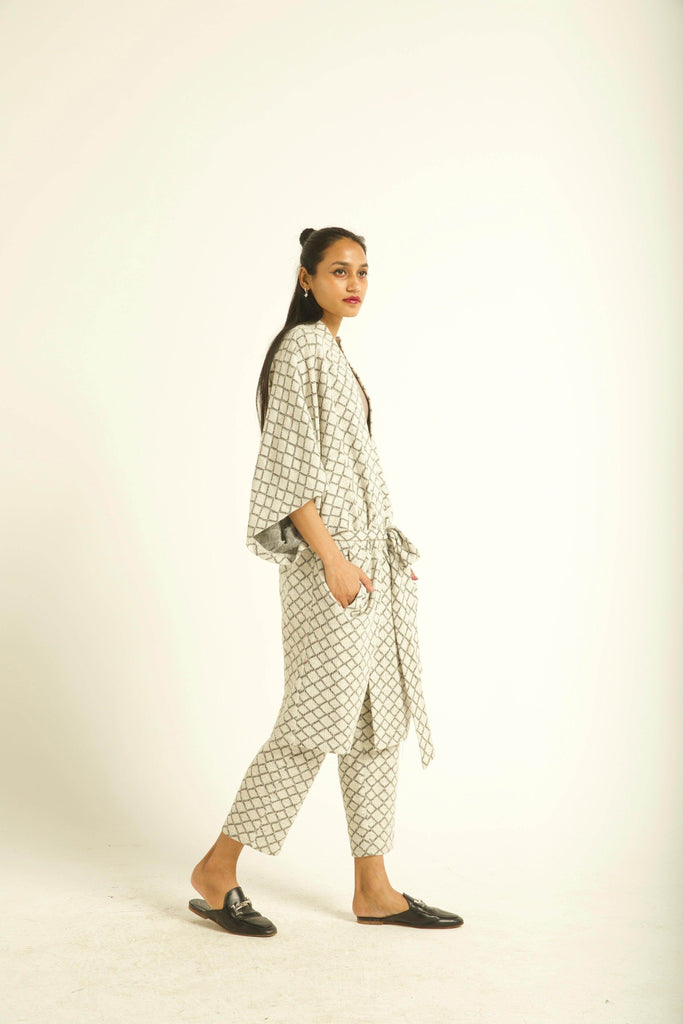 KNITTED ROBE SET - dash and dot dash and dot