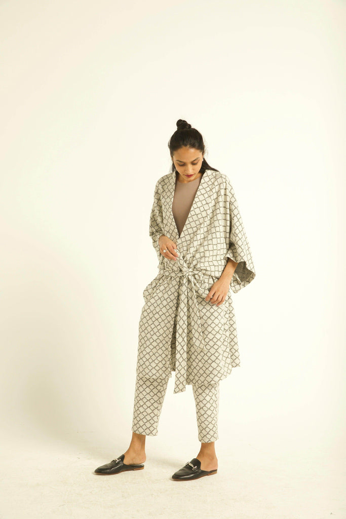 KNITTED ROBE SET - dash and dot dash and dot