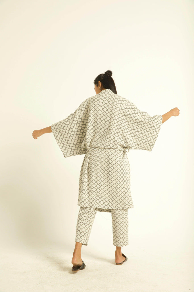 KNITTED ROBE SET - dash and dot dash and dot