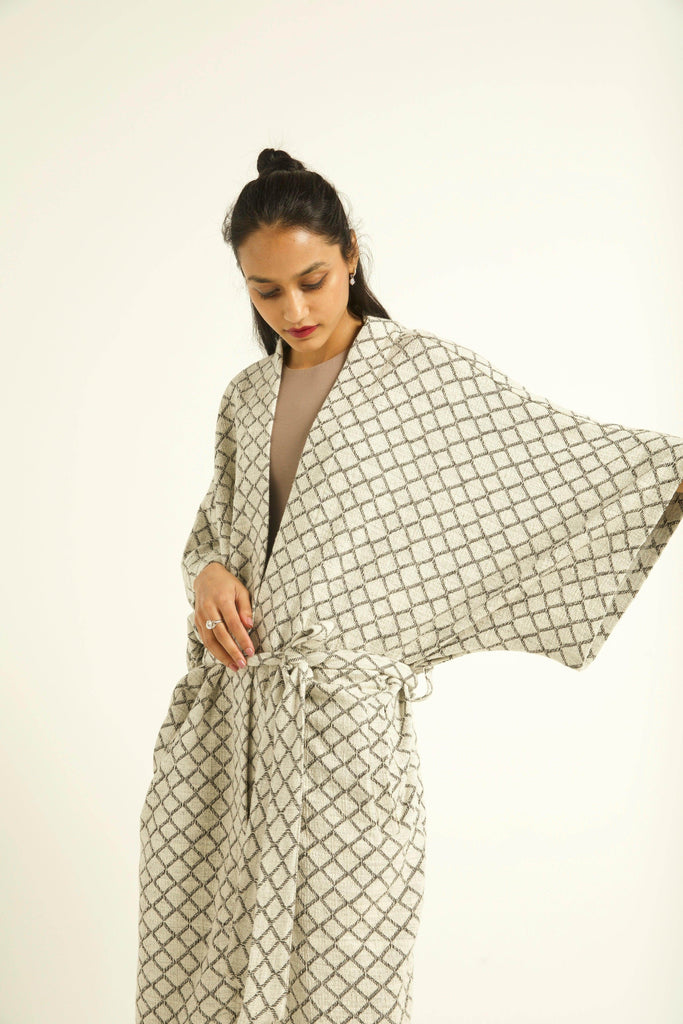 KNITTED ROBE SET - dash and dot dash and dot