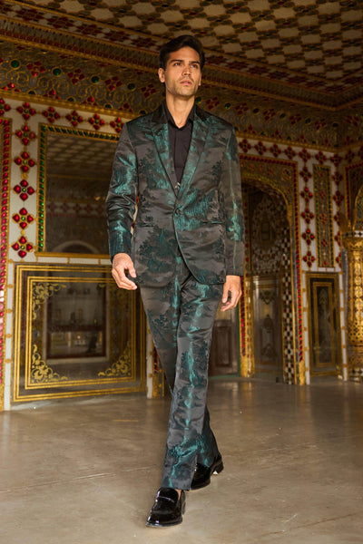 TEXTURED JACQUARD PANT - dash and dot