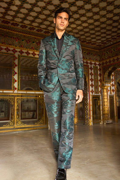 TEXTURED JACQUARD PANT - dash and dot