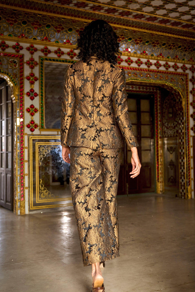 FLORAL BROCADE BLAZER - dash and dot dash and dot