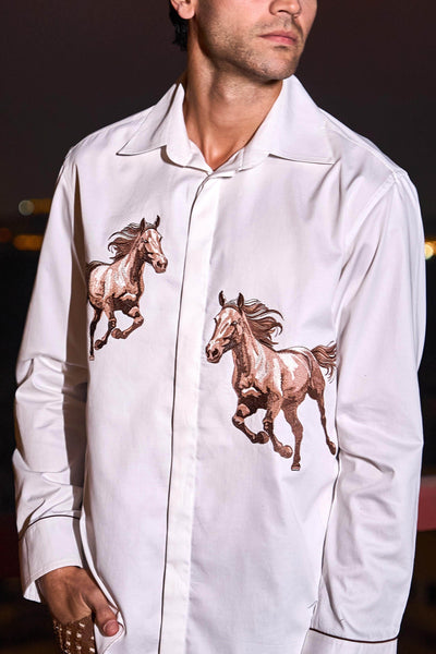 EQUESTRIAN SHIRT - dash and dot