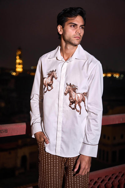 EQUESTRIAN SHIRT - dash and dot