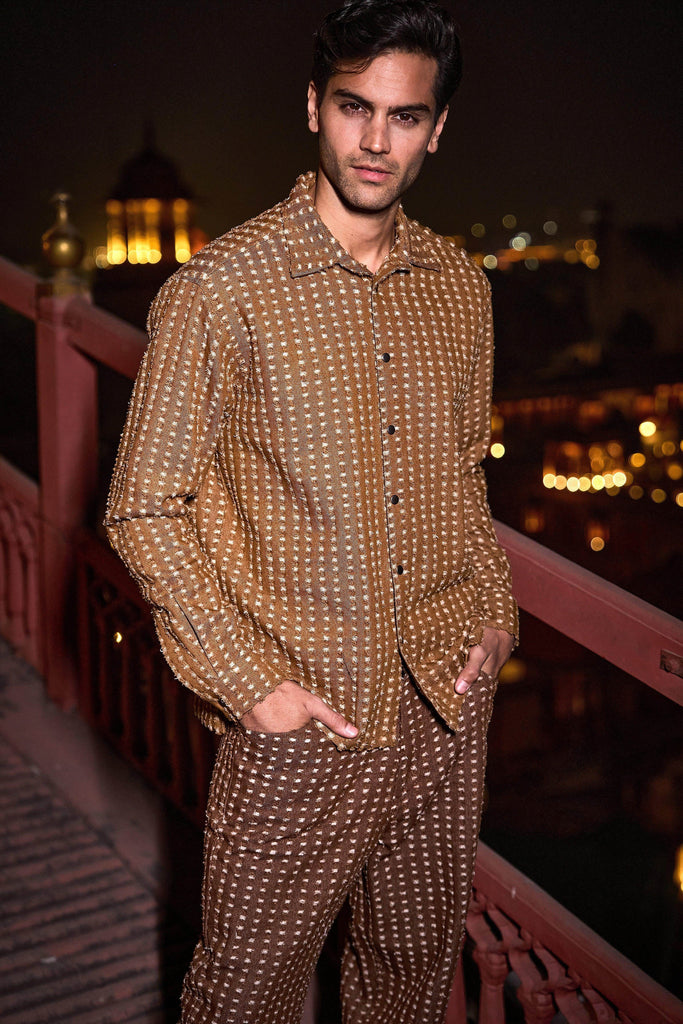 PATTERNED DENIM SET - dash and dot dash and dot