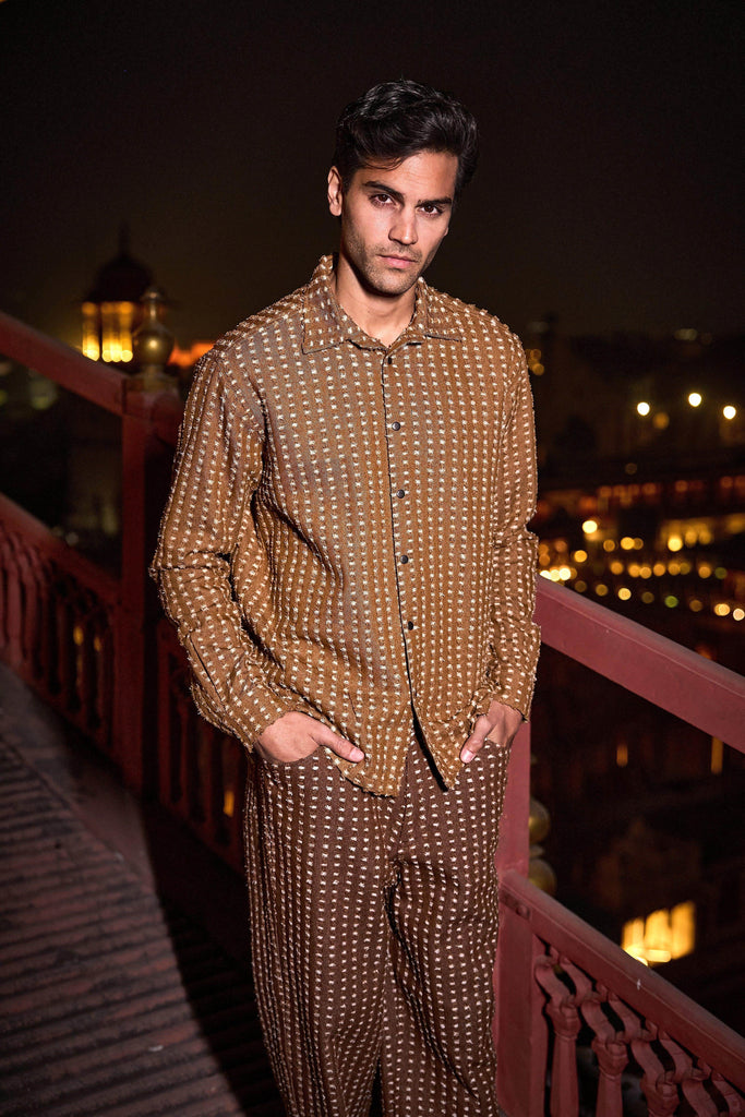 PATTERNED DENIM SET - dash and dot dash and dot