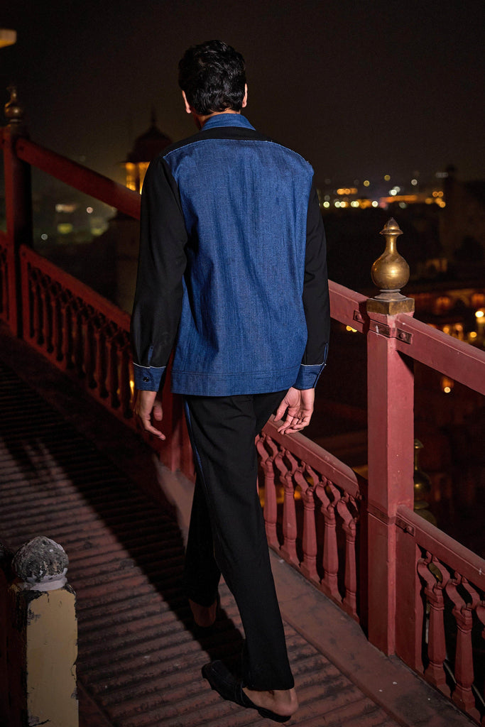 BLACK/INDIGO SET - dash and dot dash and dot